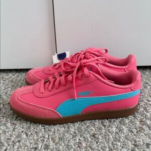 Puma Pink and Blue Sneakers